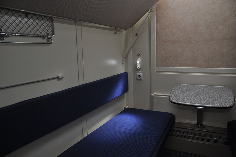 Купе вагона с оборудованием Legrand