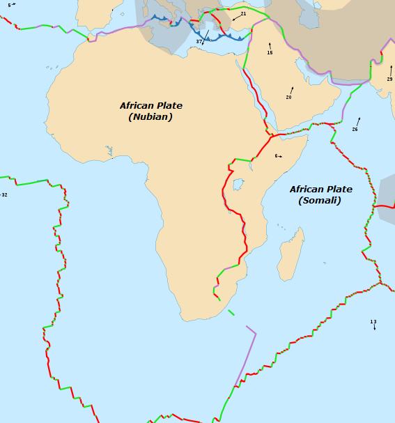 Восточно-Африканский разлом (рифтовая долина)