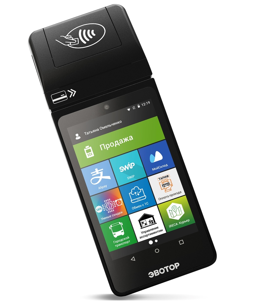 Смарт-терминал «Эвотор 5i» со встроенным эквайрингом