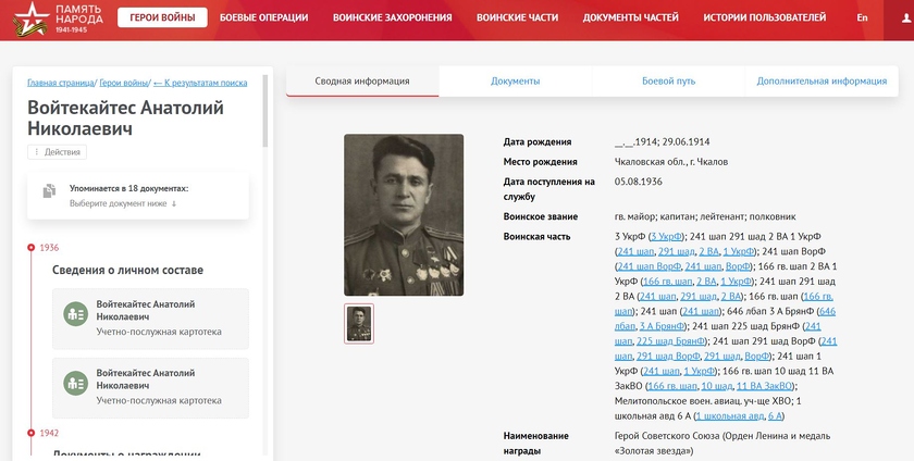 Обновленный облик и функционал портала «Герои войны»