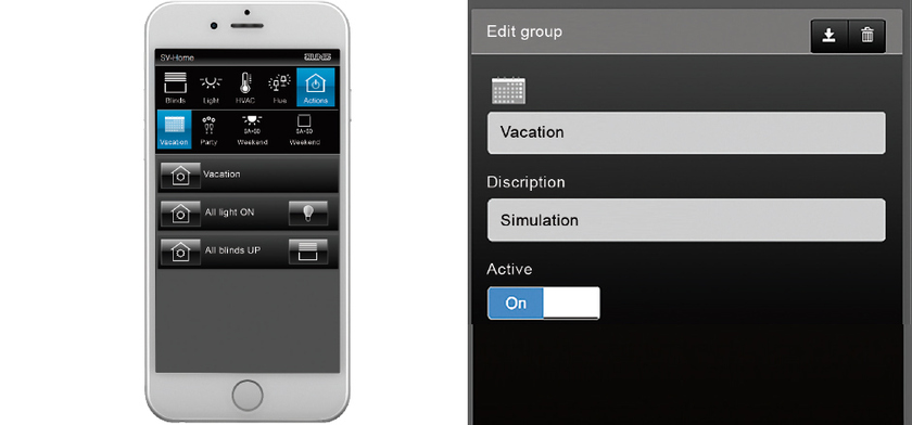 Объединение функций в группы