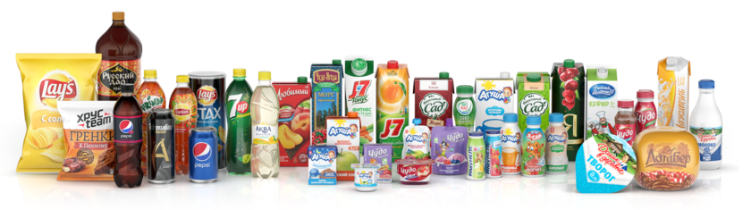 Продукция Pepsico в 2019 г