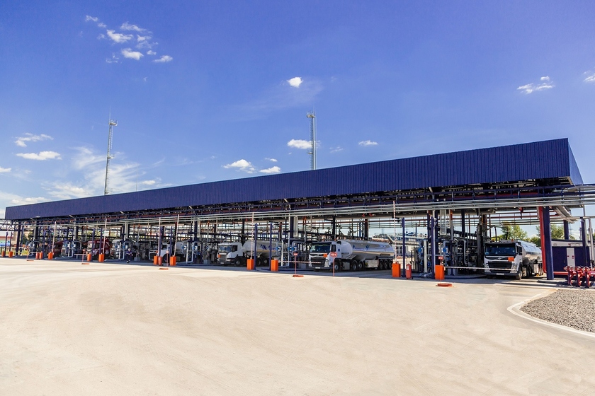 Станция налива светлых нефтепродуктов