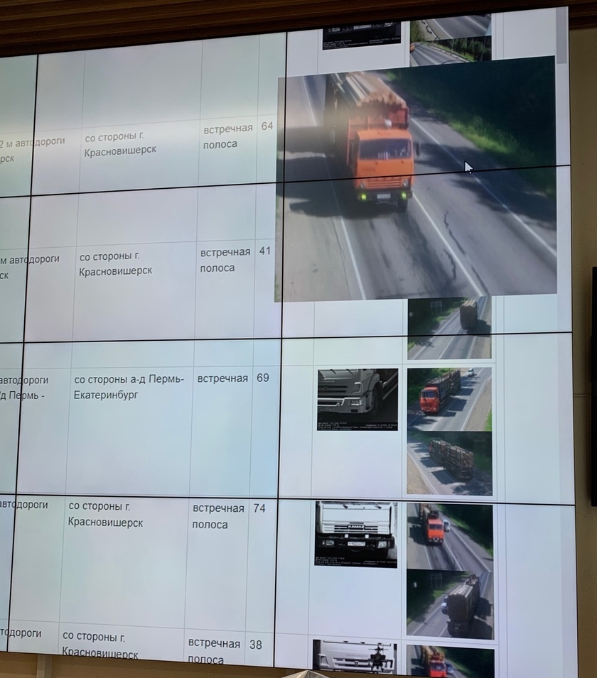 Дорожные камеры «Ростелекома» в Прикамье отслеживают перемещение древесины