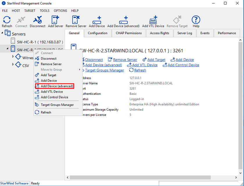 Virtual SAN V8 (build 12585)