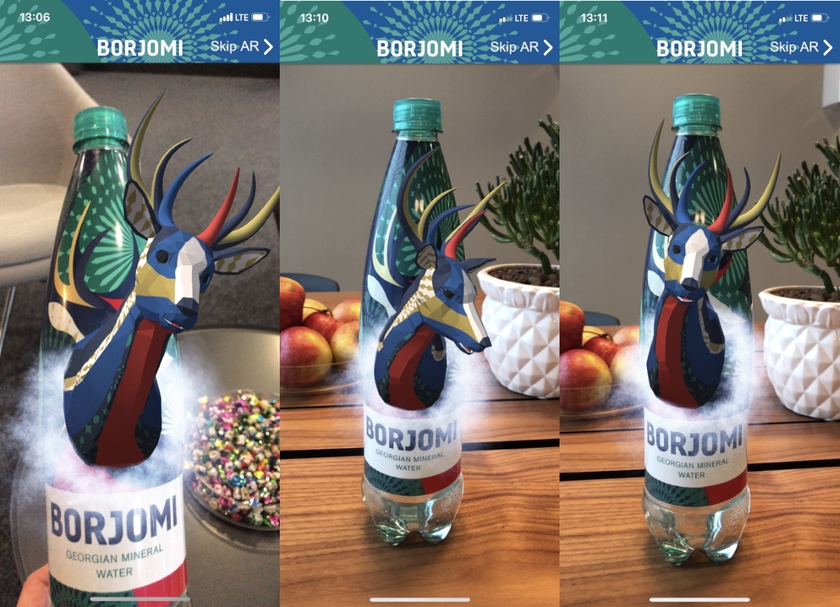 Говорящий олень «Боржоми»